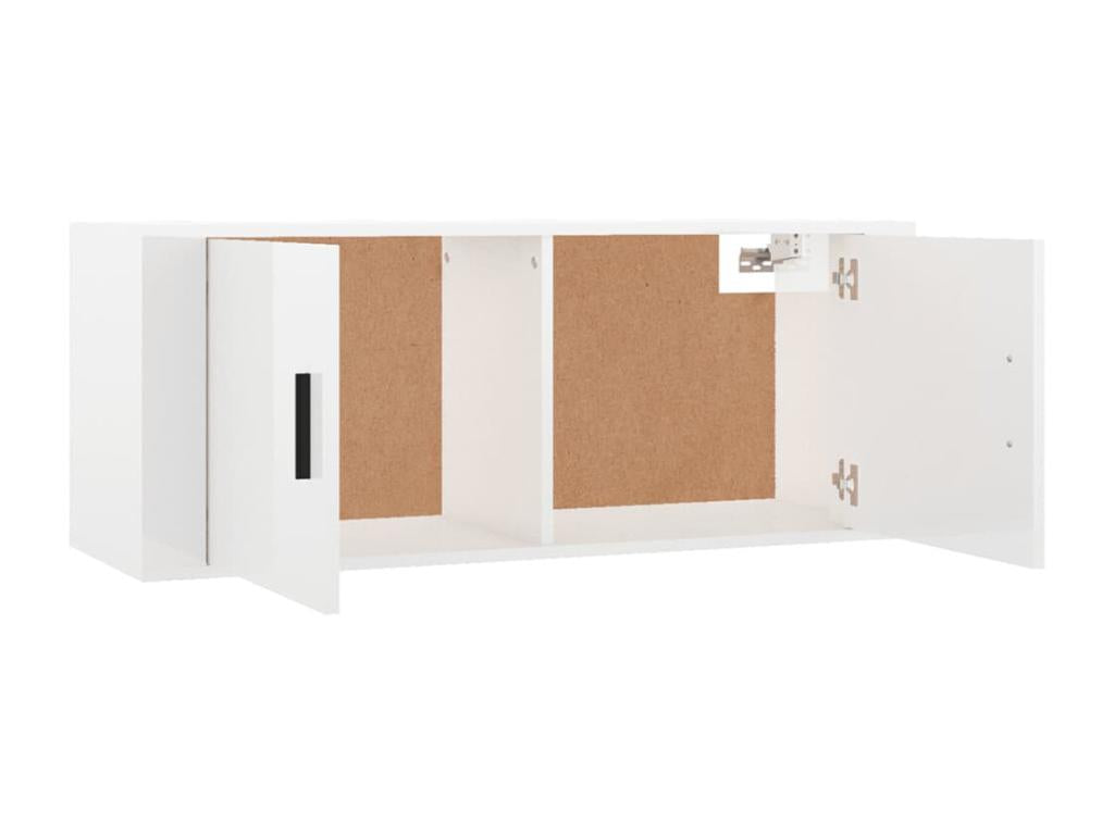 White TV Stand, 100 x 34.5 x 40 cm