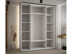 White Wardrobe, 190 x 60 x 235.2 cm