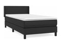 Black Faux Leather Mattress, 90 x 190 cm