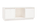 White Pine Wood TV Stand, 110.5 x 35 x 44 cm