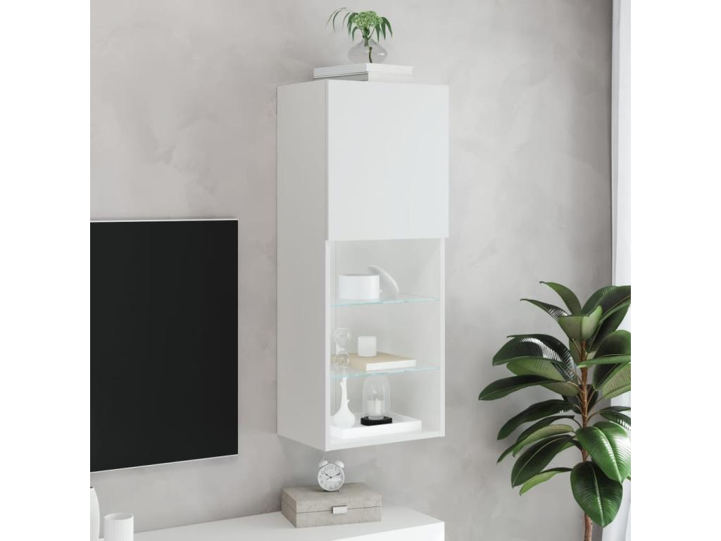 White TV Stand, 40.5 x 30 x 102 cm