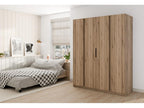Natural Oak Wood Wardrobe