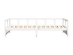 White Pine Wood Bed, 90 x 200 cm