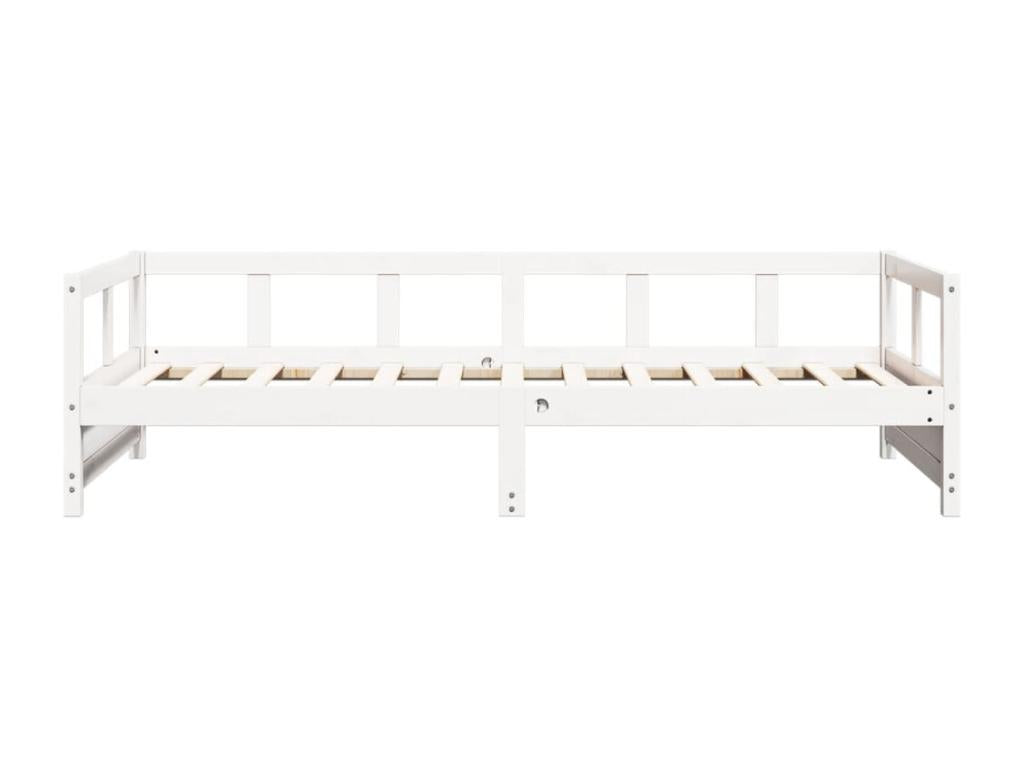 White Pine Wood Bed, 90 x 200 cm