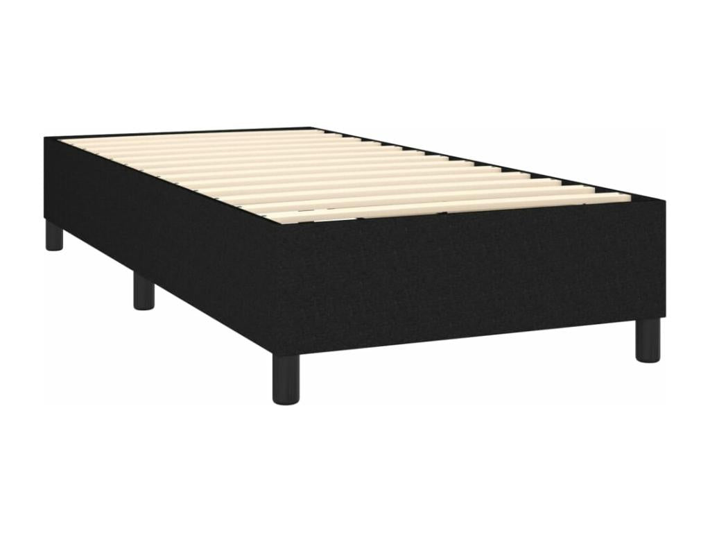 Black Fabric Mattress, 90 x 200 cm