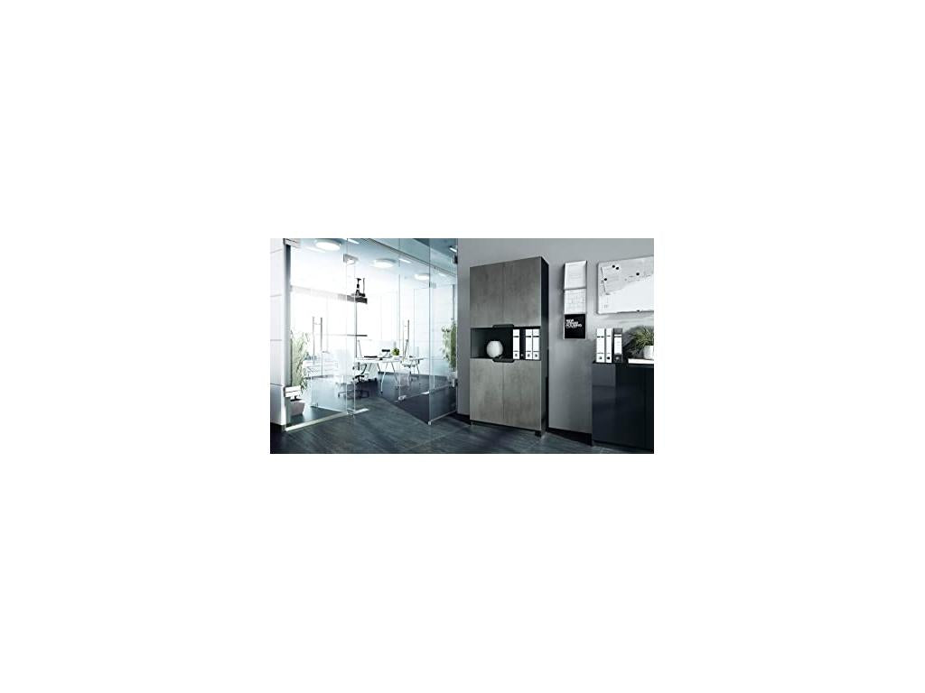 Black Wardrobe, 82 x 184 x 37 cm