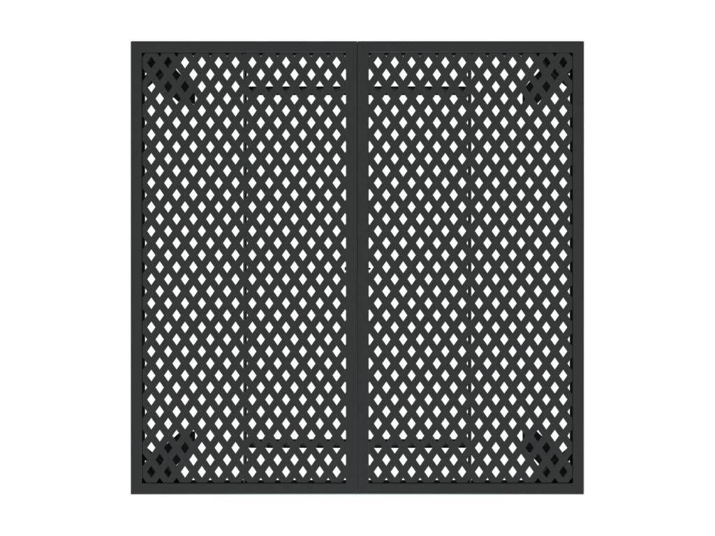 Anthracite Table, 100 x 100 x 72 cm