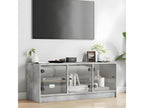 Gray Glass TV Stand, 102 x 37 x 42 cm