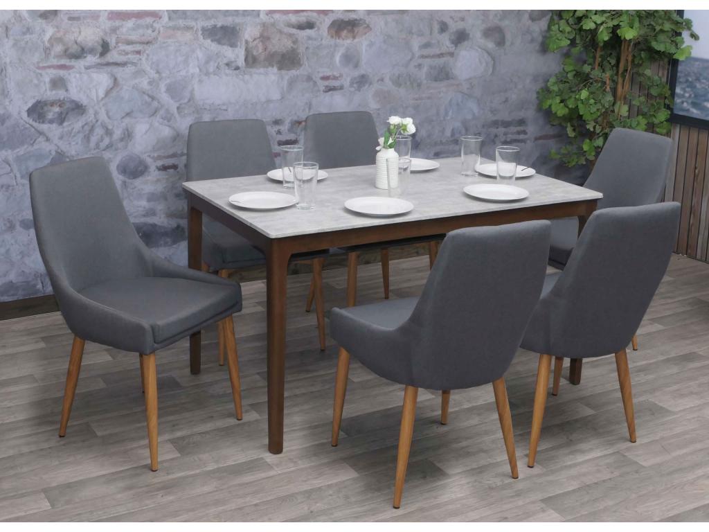 Anthracite Fabric Chair