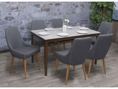 Anthracite Fabric Chair