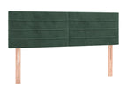 Green Velvet Bed, 72 x 5 x 78 cm