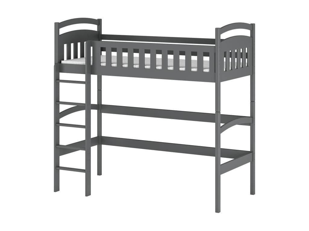 Gray Bed, 90 x 190 cm