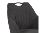 Gray Fabric Accent Chair