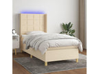 Beige Fabric Mattress, 80 x 200 cm