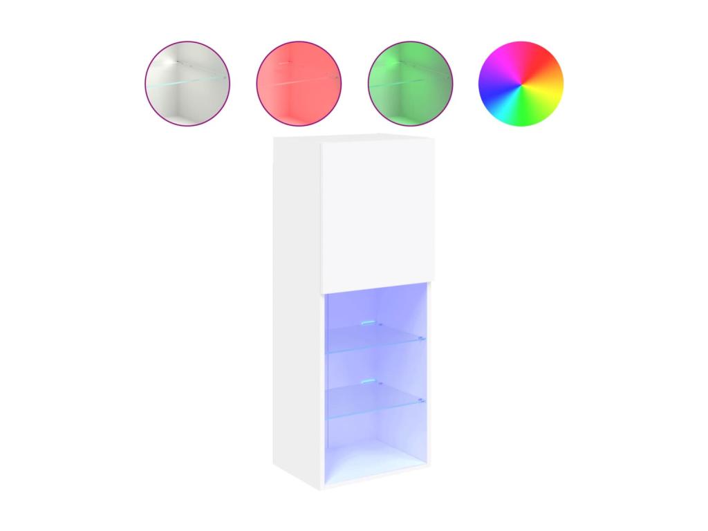 White TV Stand, 40.5 x 30 x 102 cm