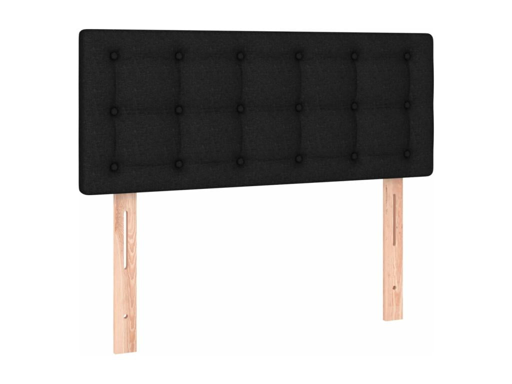 Black Fabric Mattress, 100 x 200 cm