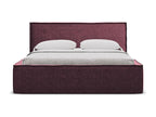 Red Fabric Bed, 160 x 200 cm