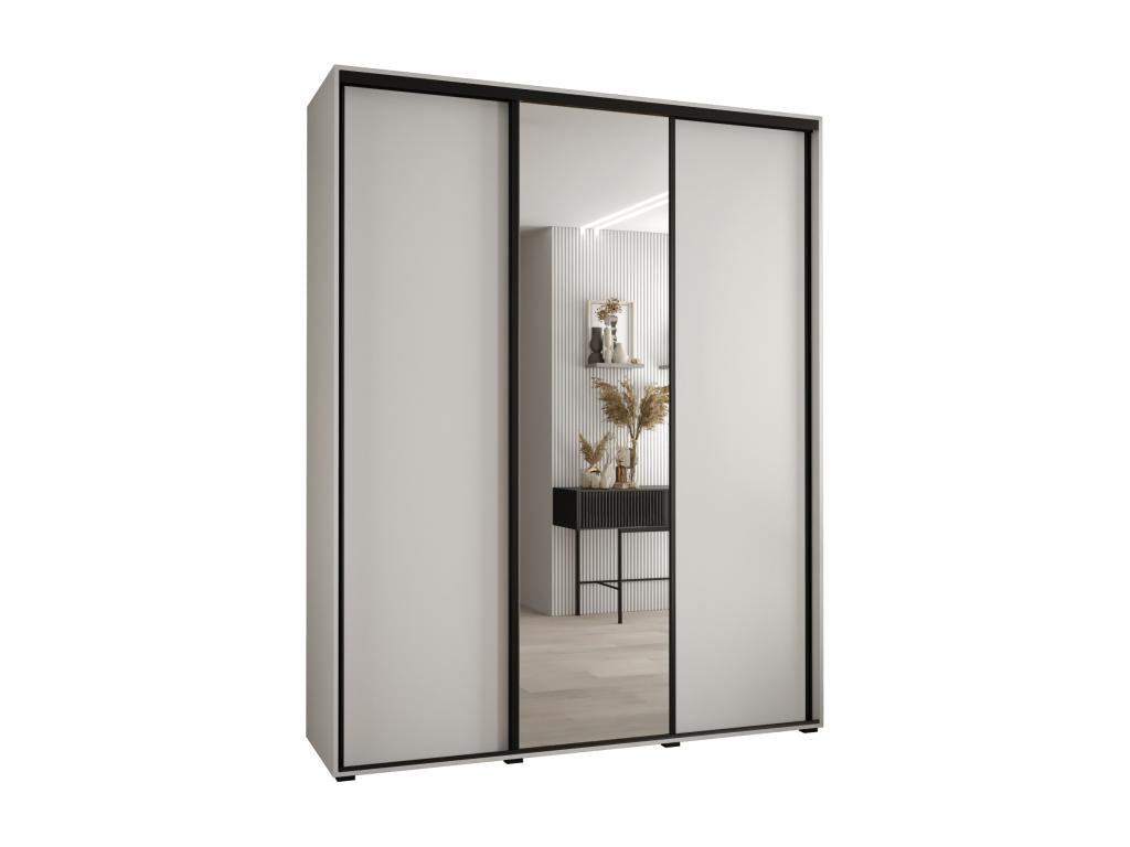 White Wardrobe, 190 x 60 x 235.2 cm