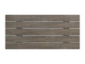 Brown Oak Wood Bed, 110 x 46 cm