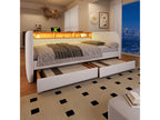 Beige Fabric Mattress, 140 x 190 cm