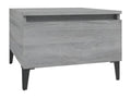 Gray Engineered Wood Side Table, 50 x 46 x 35 cm