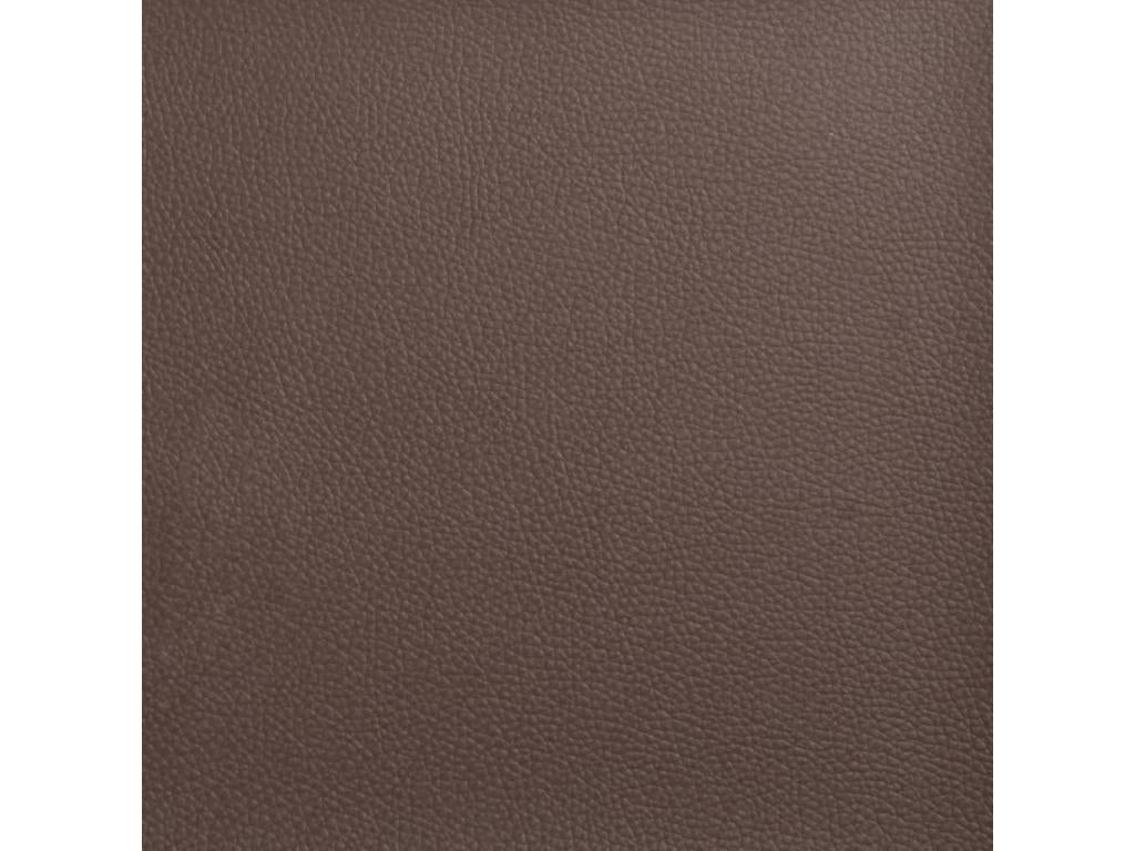 Brown Faux Leather Bed