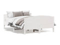 White Pine Wood Bed Frame, 150 x 200 cm