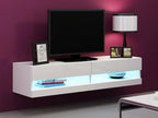 White TV Stand, 140 x 30 x 40 cm