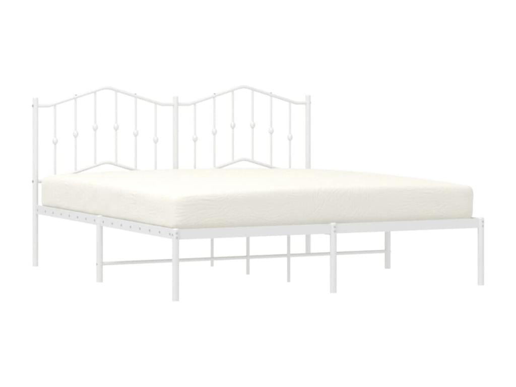 White Metal Bed Frame, 180 x 200 cm - dlz1766572494067