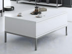 White Metal Coffee Table