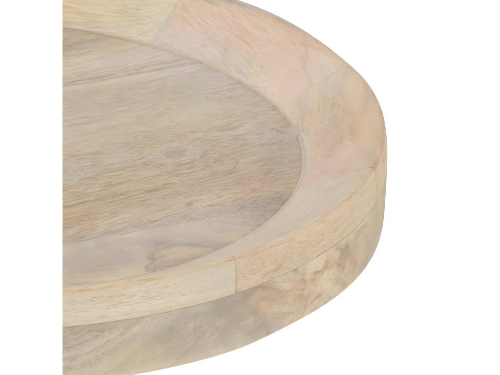 Brown Side Table, 40 x 45 cm