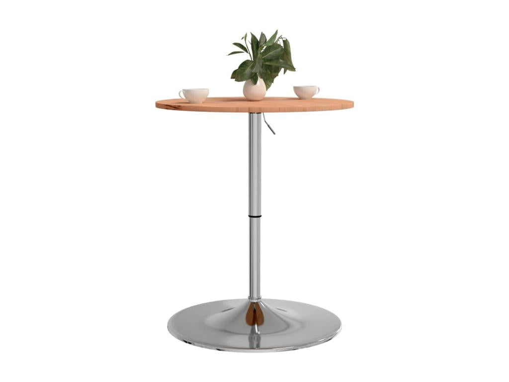 Brown Solid Wood Table, 60 x 89.5 cm