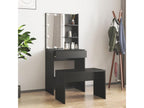 Black Engineered Wood Home Furniture