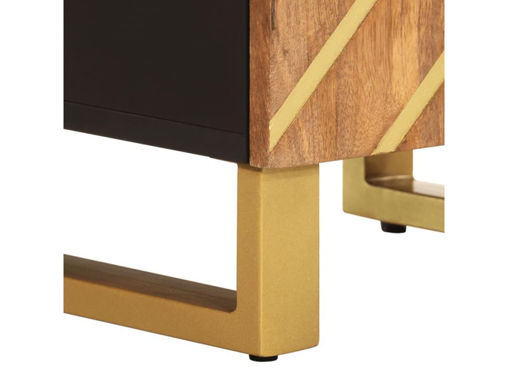 Brown Solid Wood Wardrobe, 38 x 33.5 x 58 cm