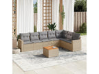 Beige Woven Resin Wicker Outdoor Furniture Set - dlz1766572530280