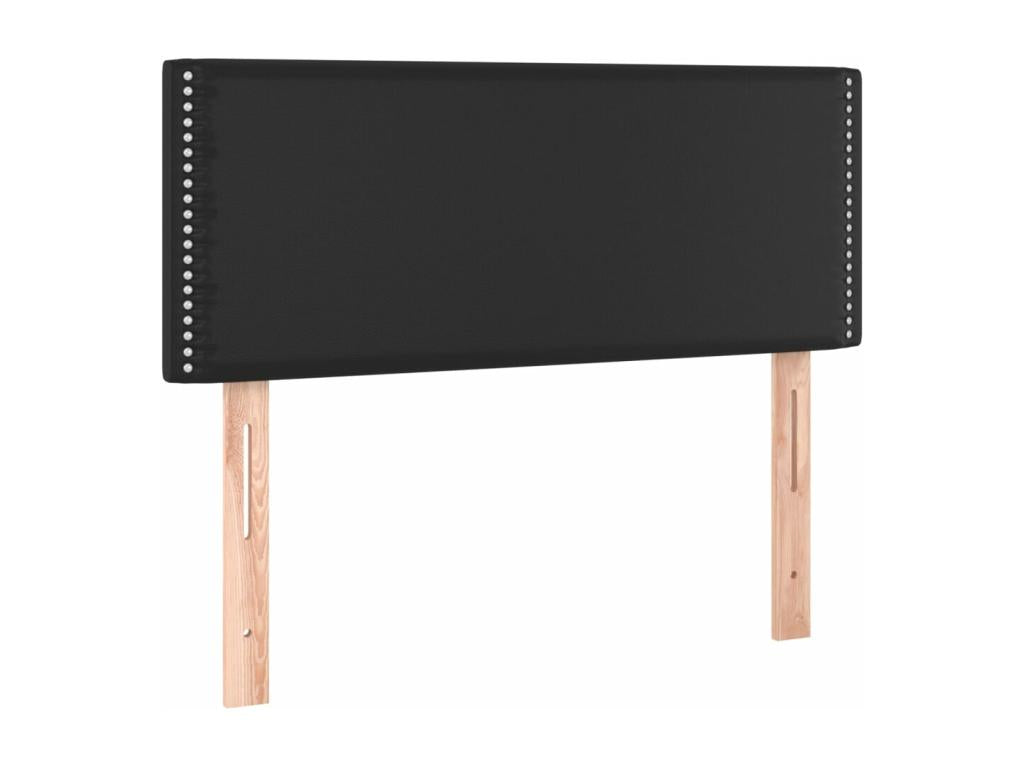 Black Faux Leather Mattress, 90 x 190 cm