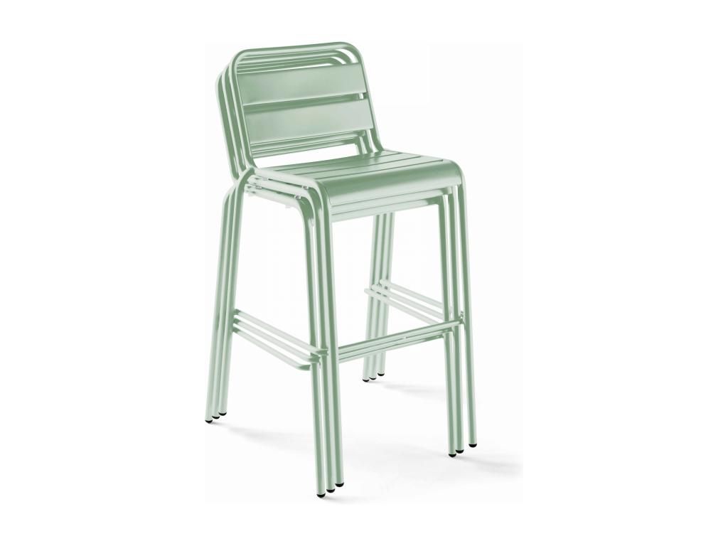 Green Metal Chair