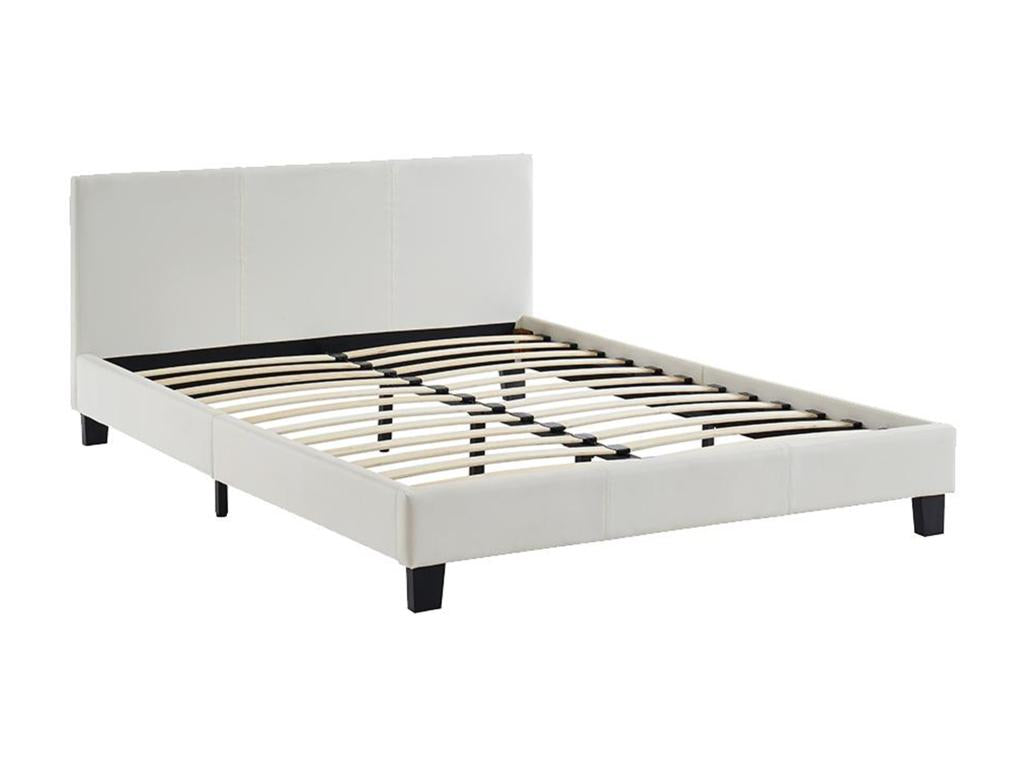 White Bed, 140 x 190 cm