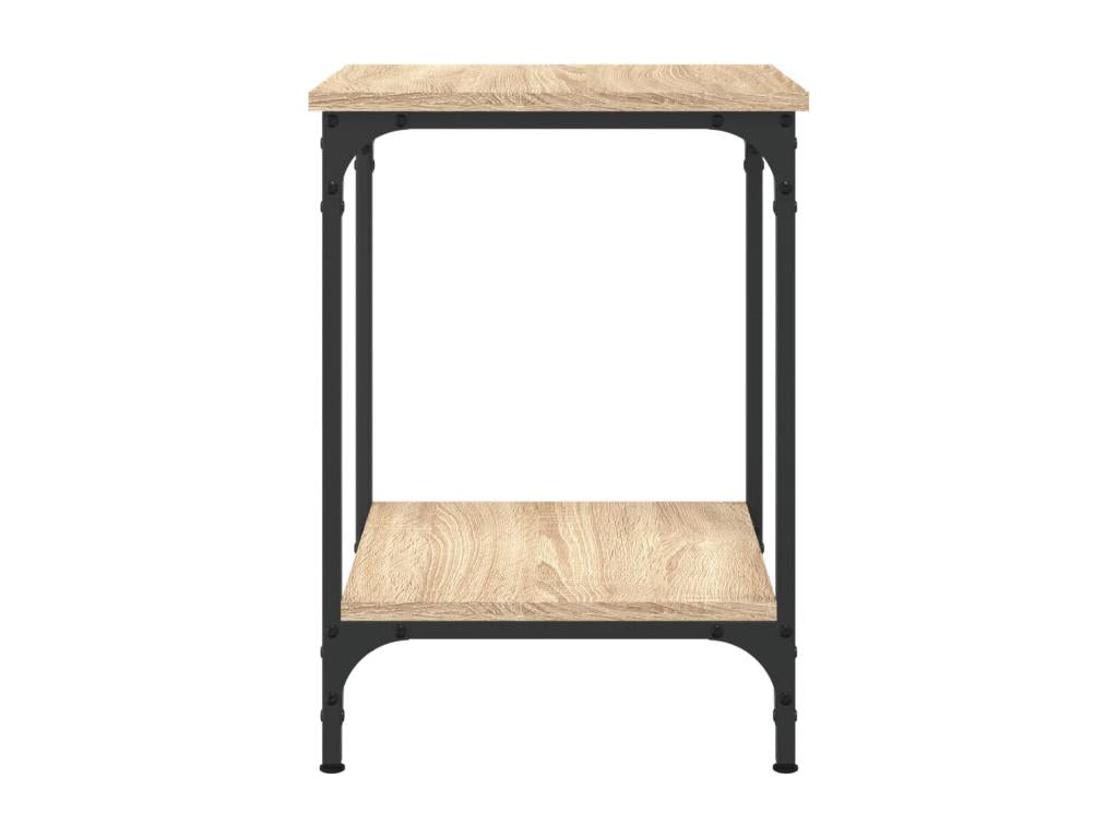 Natural Engineered Wood Coffee Table, 40 x 40 x 55 cm