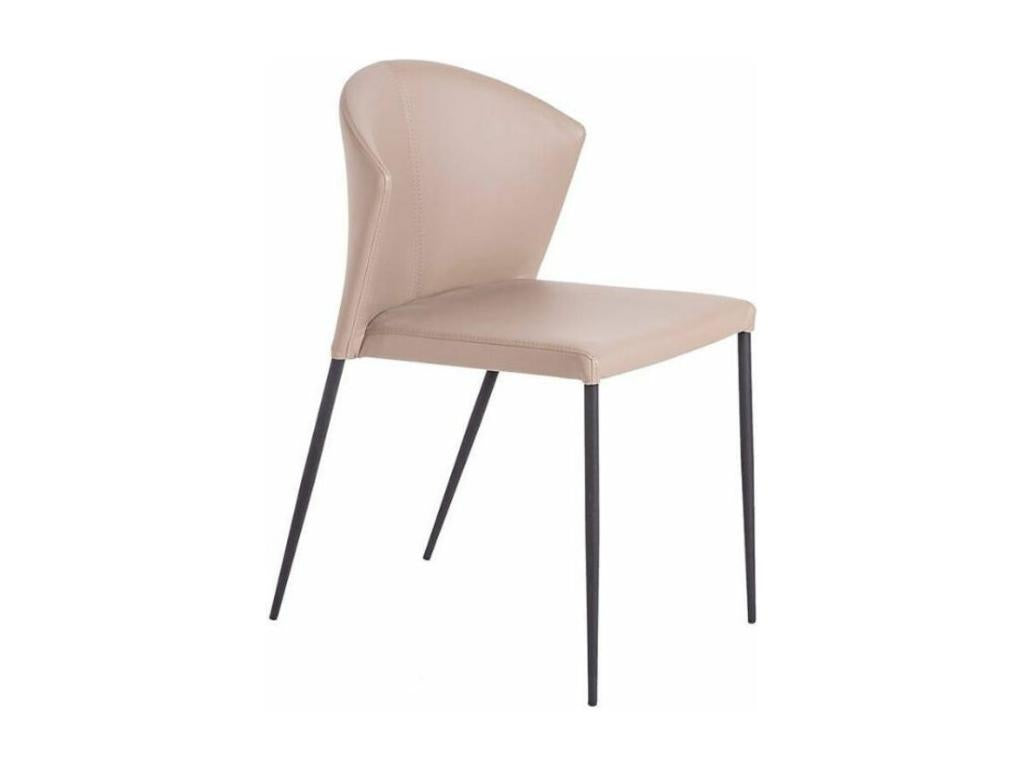 Black Faux Leather Chair - dlz1766573063669