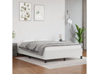 White Faux Leather Bed Frame, 140 x 190 cm