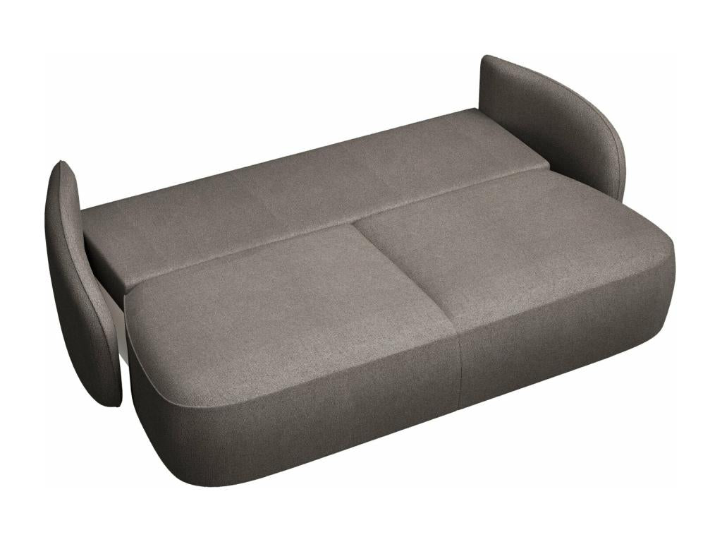 Brown Fabric Sofa Bed