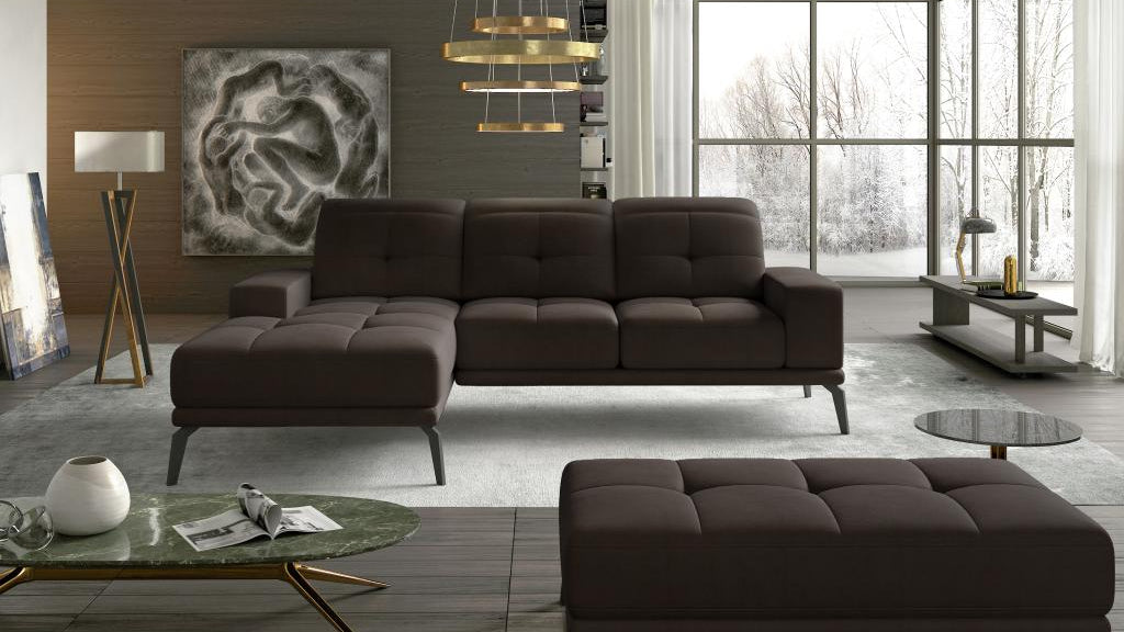 Brown Velvet Sofa