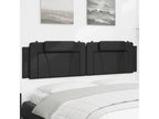 Black Faux Leather Bed