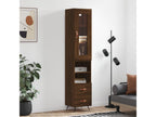 Brown Engineered Wood Sideboard, 34.5 x 34 x 180 cm