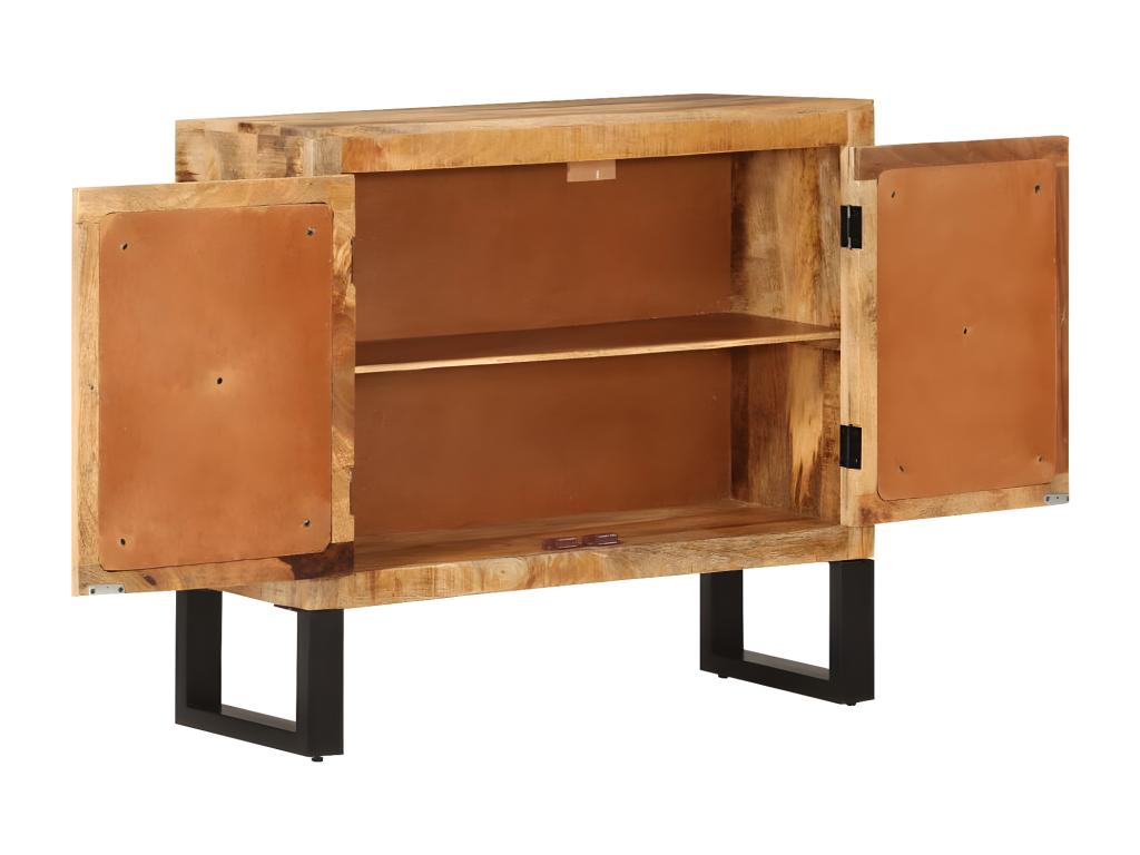 Brown Metal Sideboard, 80 x 30 x 71 cm