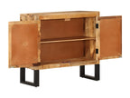 Brown Metal Sideboard, 80 x 30 x 71 cm