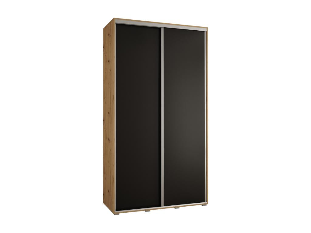 Black Wardrobe, 140 x 60 x 235.2 cm
