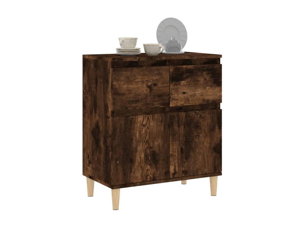 Brown Engineered Wood Sideboard, 60 x 35 x 70 cm
