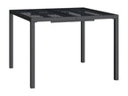 Anthracite Table, 100 x 100 x 72 cm